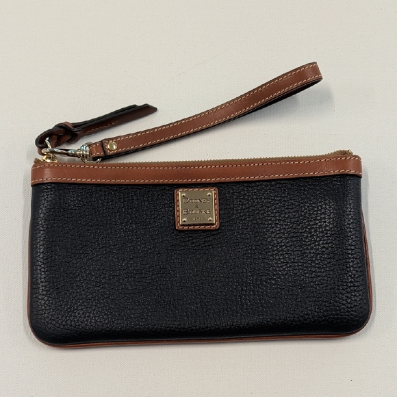 Dooney & Bourke Handbags - Dooney & Bourke Pebble Grain Large Slim Wristlet